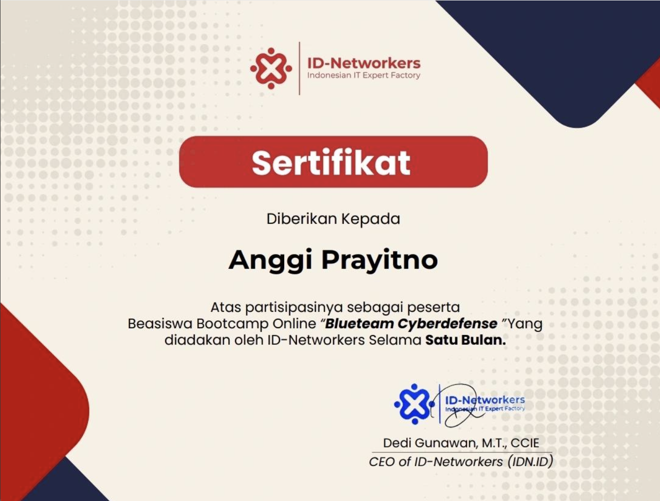 ID-Networkers Bootcamp